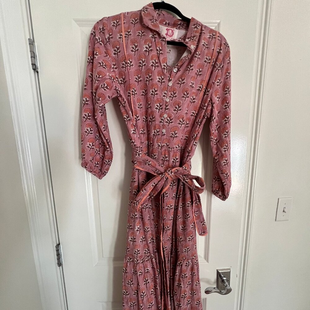 Victoria Dunn Folly Maxi LS | Tanger Turquoise XS/M